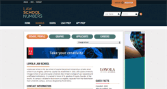 Desktop Screenshot of loyola.lawschoolnumbers.com