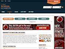 Tablet Screenshot of maryland.lawschoolnumbers.com