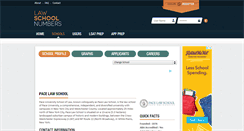 Desktop Screenshot of pace.lawschoolnumbers.com