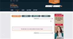 Desktop Screenshot of calgary.lawschoolnumbers.com