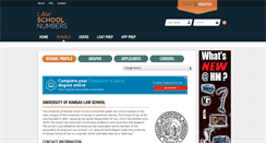 Desktop Screenshot of kansas.lawschoolnumbers.com