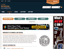 Tablet Screenshot of kansas.lawschoolnumbers.com