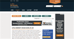 Desktop Screenshot of loyala-chicago.lawschoolnumbers.com