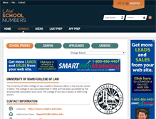 Tablet Screenshot of idaho.lawschoolnumbers.com