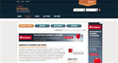 Desktop Screenshot of denver.lawschoolnumbers.com