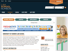 Tablet Screenshot of denver.lawschoolnumbers.com