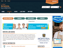 Tablet Screenshot of hofstra.lawschoolnumbers.com
