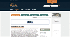 Desktop Screenshot of gmu.lawschoolnumbers.com