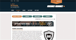 Desktop Screenshot of cardozo.lawschoolnumbers.com