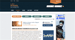 Desktop Screenshot of american.lawschoolnumbers.com