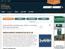 Tablet Screenshot of american.lawschoolnumbers.com