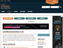 Tablet Screenshot of calwestern.lawschoolnumbers.com