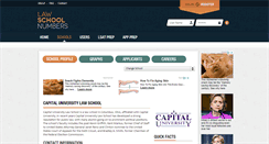 Desktop Screenshot of capital.lawschoolnumbers.com