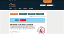 Desktop Screenshot of nccu.lawschoolnumbers.com