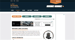 Desktop Screenshot of niu.lawschoolnumbers.com