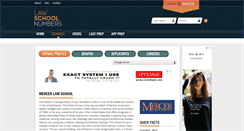 Desktop Screenshot of mercer.lawschoolnumbers.com