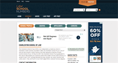 Desktop Screenshot of charleston.lawschoolnumbers.com