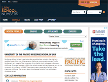 Tablet Screenshot of pacific.lawschoolnumbers.com