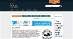 Desktop Screenshot of msu.lawschoolnumbers.com