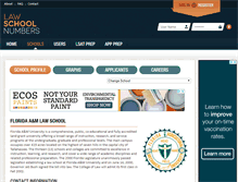 Tablet Screenshot of famu.lawschoolnumbers.com