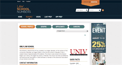 Desktop Screenshot of nevada.lawschoolnumbers.com