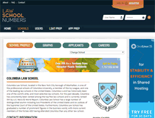 Tablet Screenshot of columbia.lawschoolnumbers.com