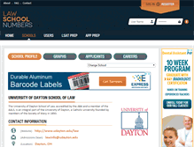 Tablet Screenshot of dayton.lawschoolnumbers.com