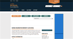 Desktop Screenshot of gw.lawschoolnumbers.com