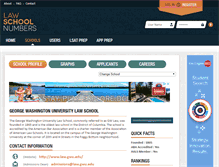 Tablet Screenshot of gw.lawschoolnumbers.com