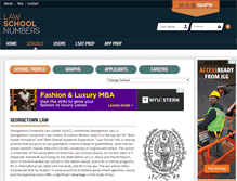 Tablet Screenshot of gulc.lawschoolnumbers.com