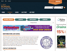 Tablet Screenshot of northwestern.lawschoolnumbers.com