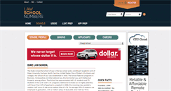 Desktop Screenshot of duke.lawschoolnumbers.com