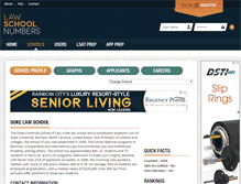 Tablet Screenshot of duke.lawschoolnumbers.com