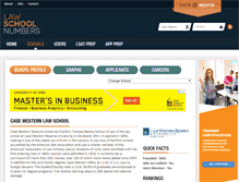 Tablet Screenshot of casewestern.lawschoolnumbers.com