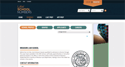 Desktop Screenshot of missouri.lawschoolnumbers.com