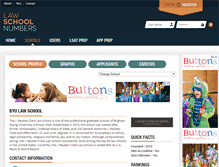 Tablet Screenshot of byu.lawschoolnumbers.com