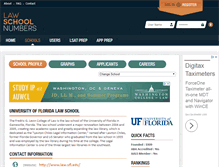 Tablet Screenshot of florida.lawschoolnumbers.com