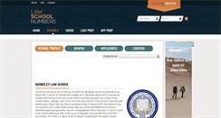 Desktop Screenshot of berkeley.lawschoolnumbers.com