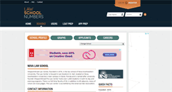 Desktop Screenshot of nova.lawschoolnumbers.com