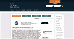 Desktop Screenshot of northeastern.lawschoolnumbers.com