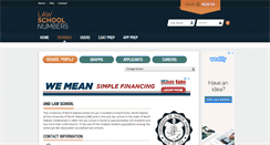 Desktop Screenshot of northdakota.lawschoolnumbers.com