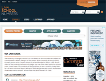 Tablet Screenshot of georgia.lawschoolnumbers.com