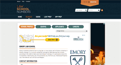 Desktop Screenshot of emory.lawschoolnumbers.com