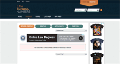 Desktop Screenshot of alberta.lawschoolnumbers.com