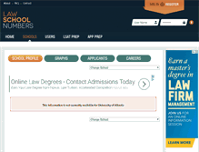 Tablet Screenshot of alberta.lawschoolnumbers.com
